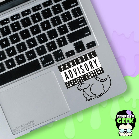 Dickasaurus Mini Vinyl Decal - 18+ Explicit Content