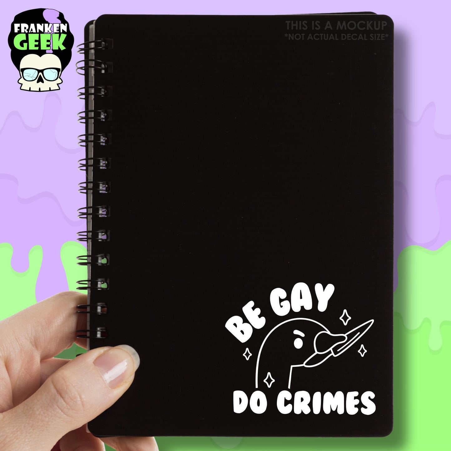 Be Gay Do Crimes Funny Vinyl Decal