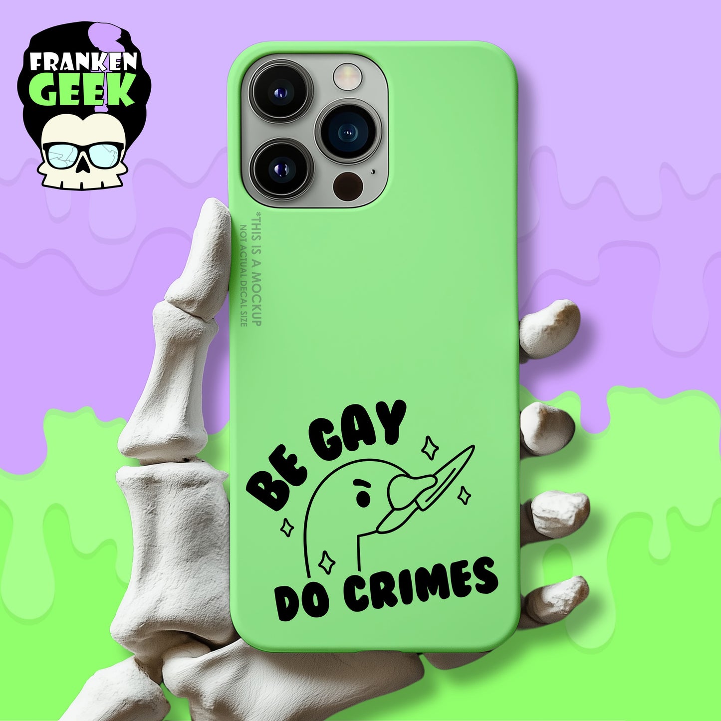 Be Gay Do Crimes Funny Vinyl Decal