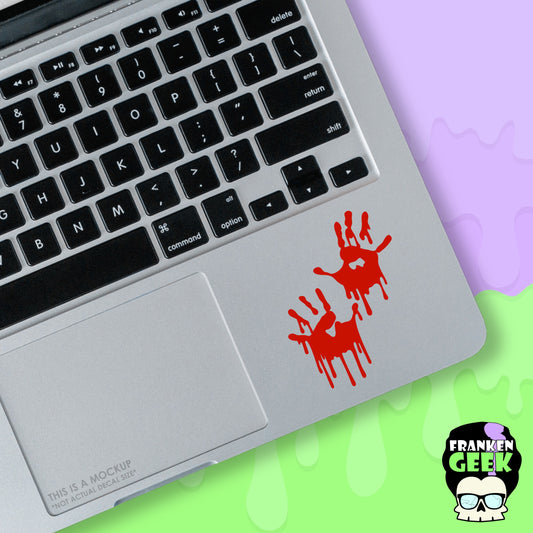 Drippy Handprints Mini Vinyl Decal