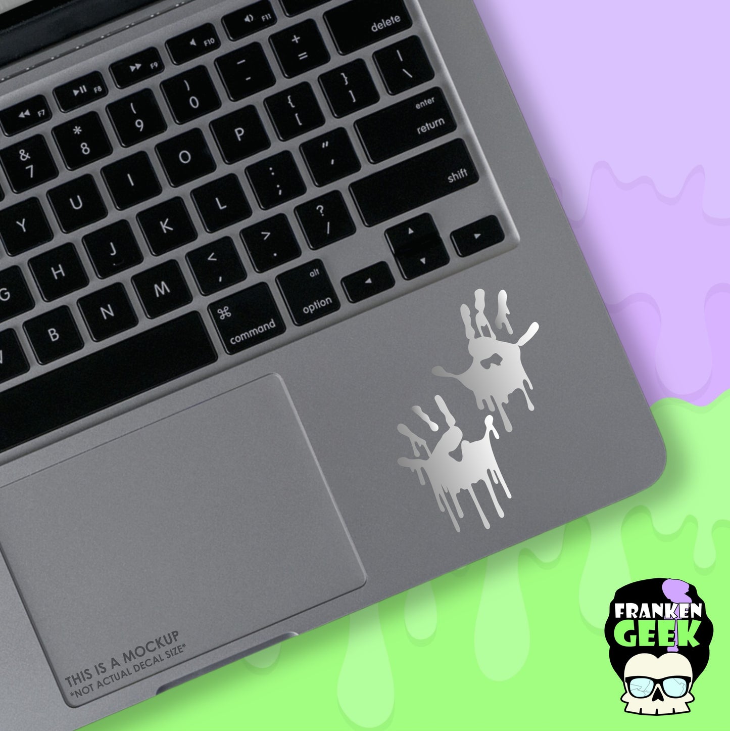 Drippy Handprints Mini Vinyl Decal