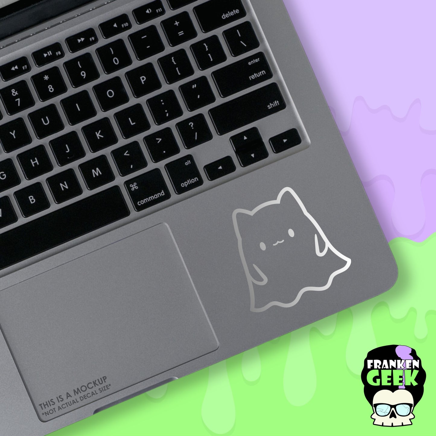 Sheet Ghost Cat Mini Vinyl Animal Decal