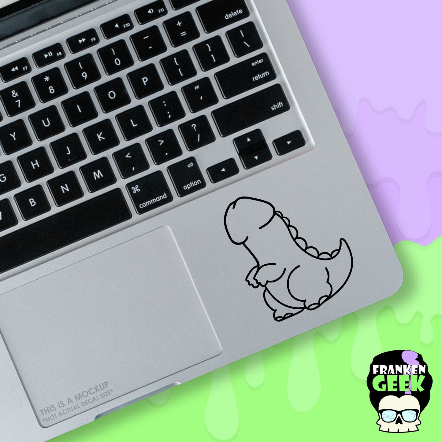 Dickasaurus Mini Vinyl Decal - 18+ Explicit Content