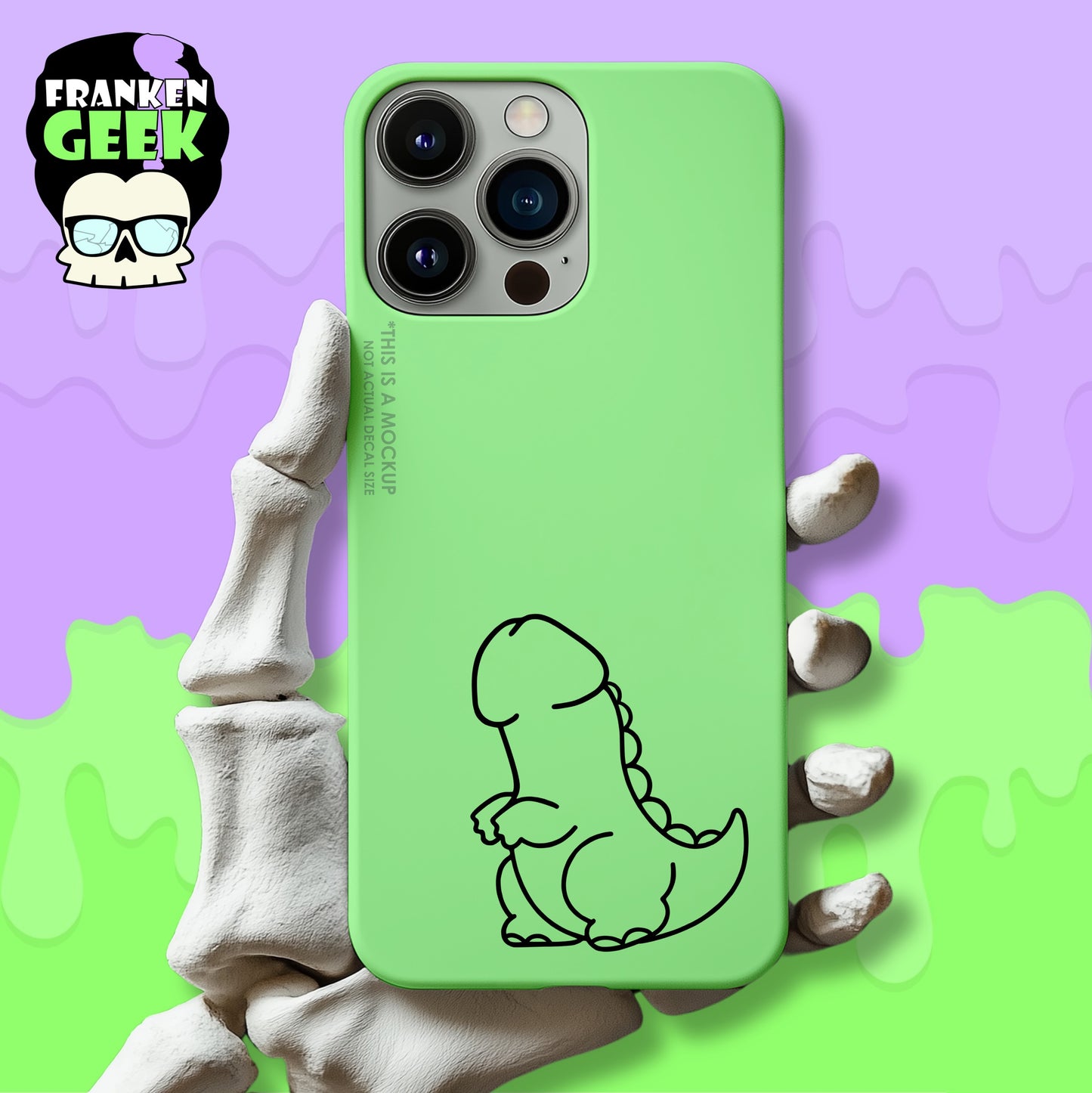 Dickasaurus Mini Vinyl Decal - 18+ Explicit Content