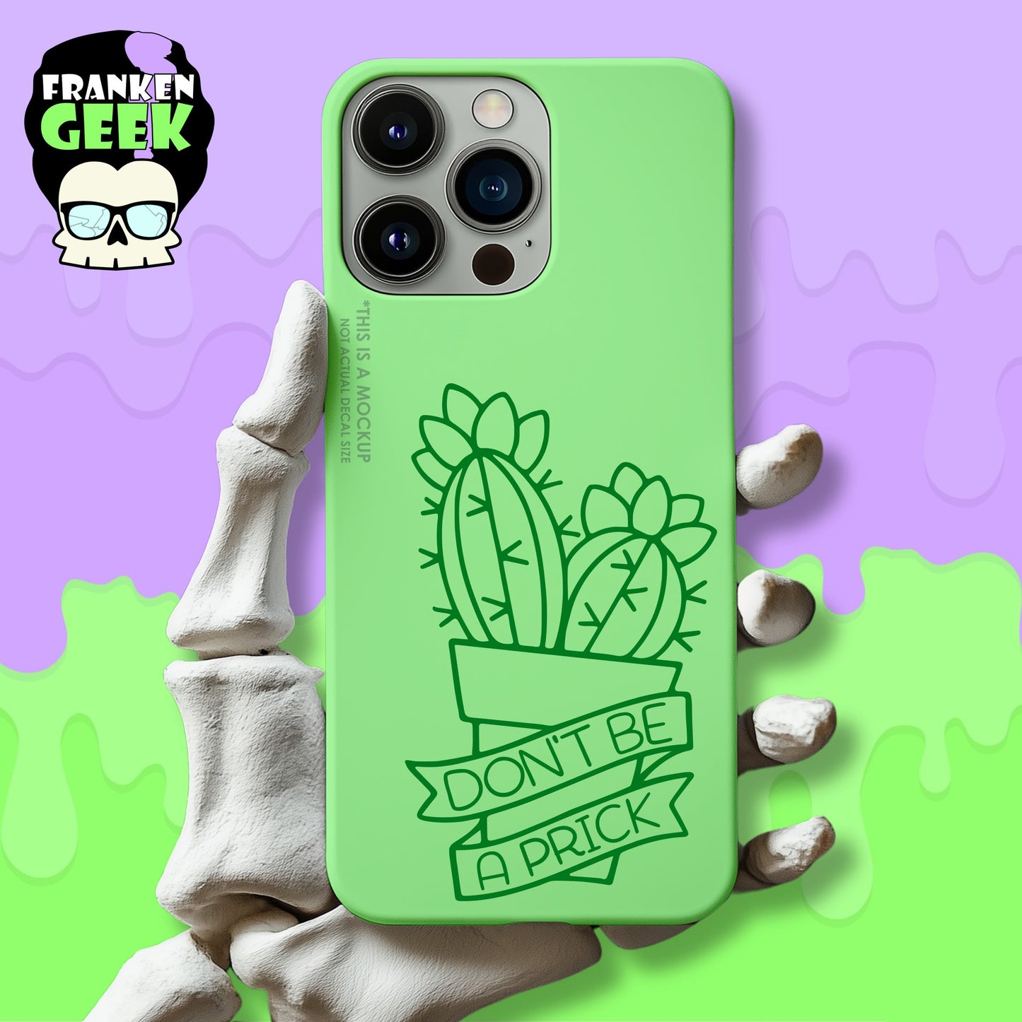 Don't Be a Prick Vinyl Cactus Decal