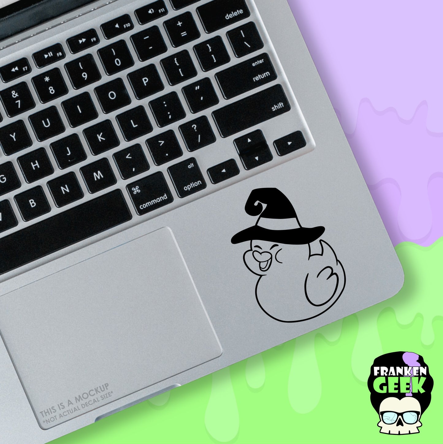 Witchy Rubber Duck Mini Vinyl Animal Decal