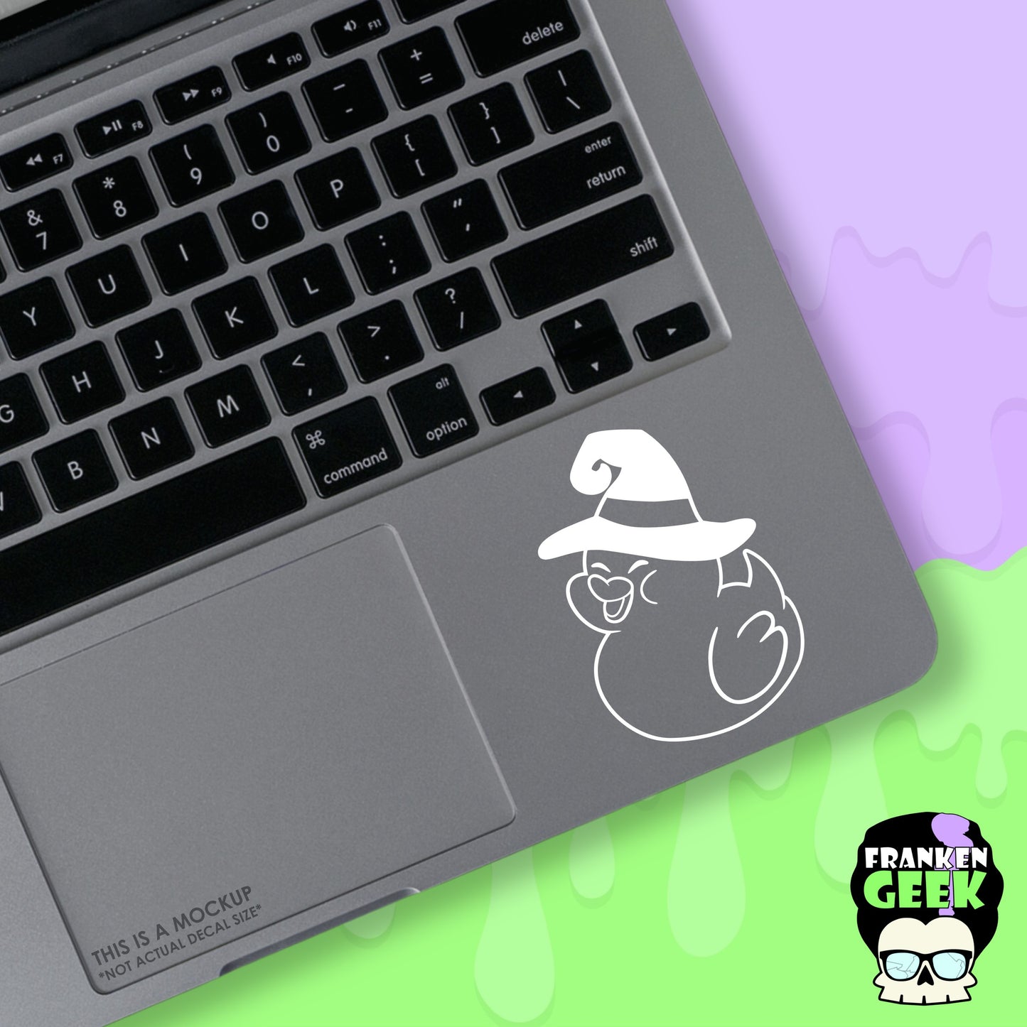 Witchy Rubber Duck Mini Vinyl Animal Decal