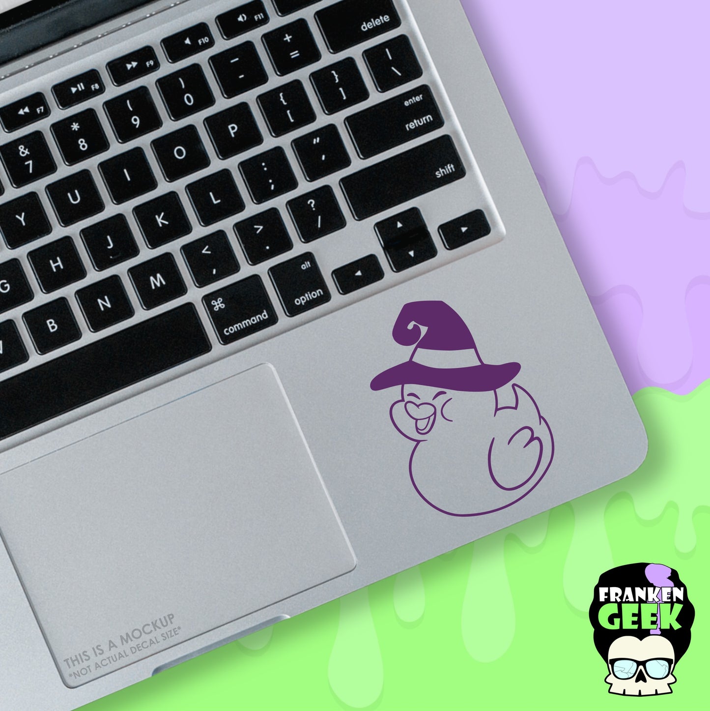 Witchy Rubber Duck Mini Vinyl Animal Decal