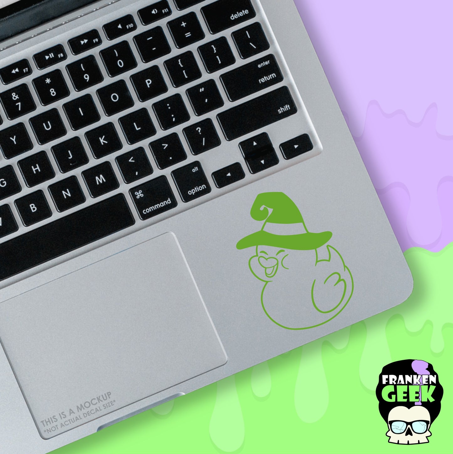 Witchy Rubber Duck Mini Vinyl Animal Decal