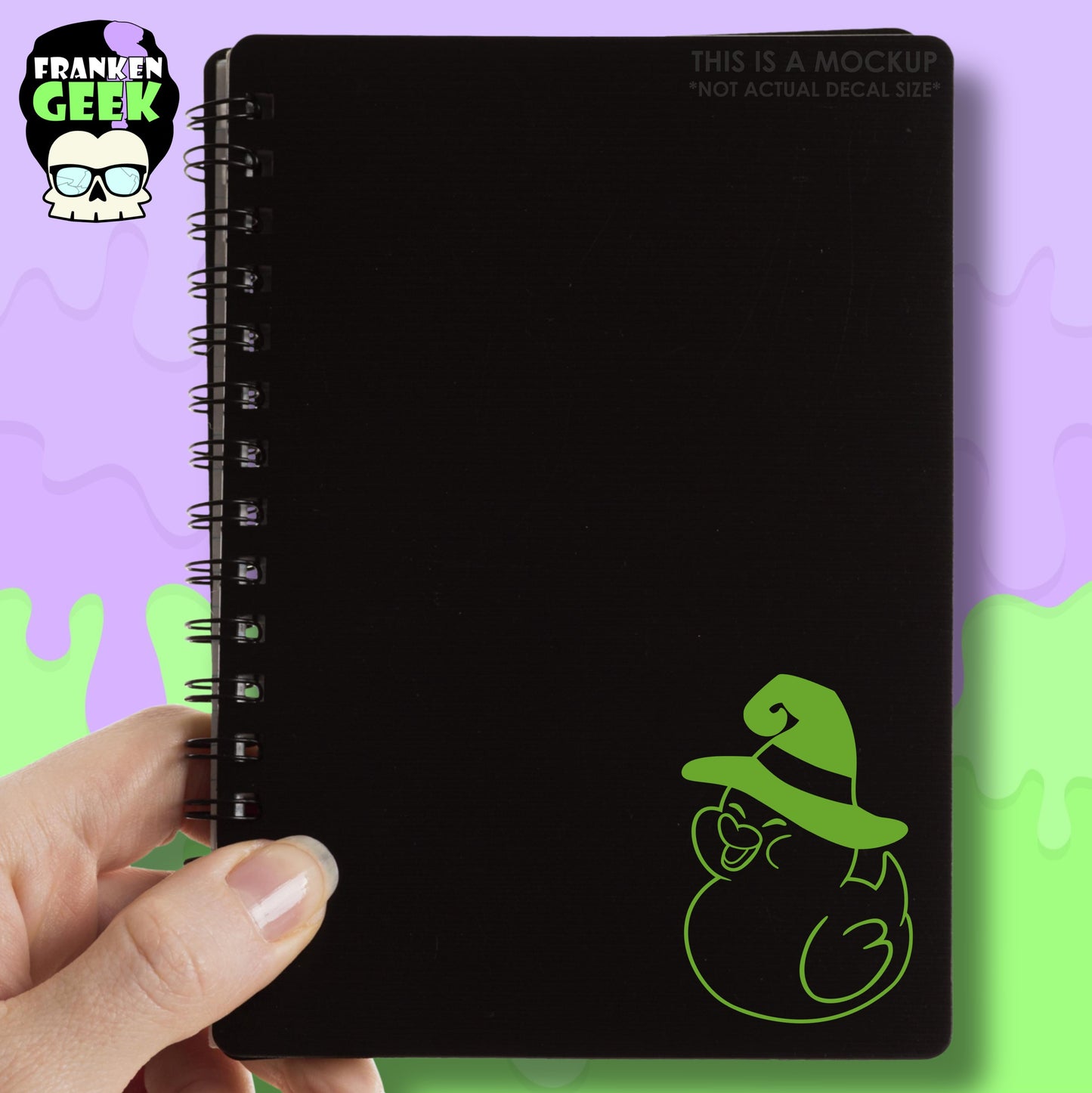 Witchy Rubber Duck Mini Vinyl Animal Decal