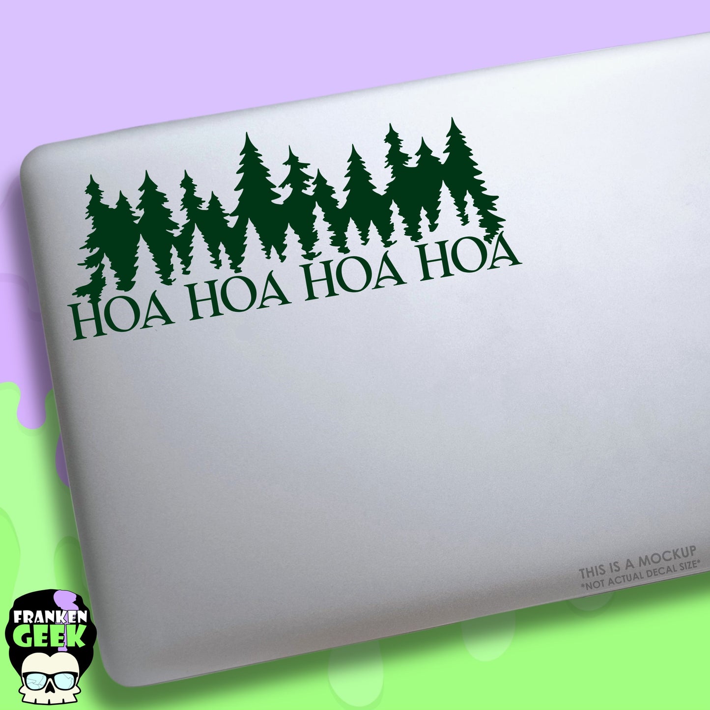 Hoa Hoa Hoa Hoa Forest Vinyl Twilight Decal