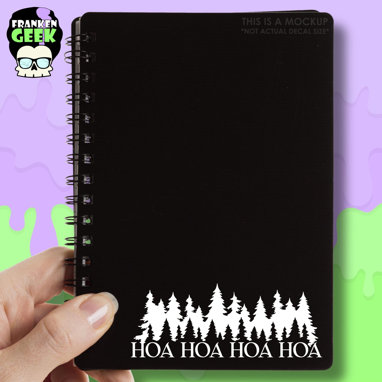 Hoa Hoa Hoa Hoa Forest Vinyl Twilight Decal