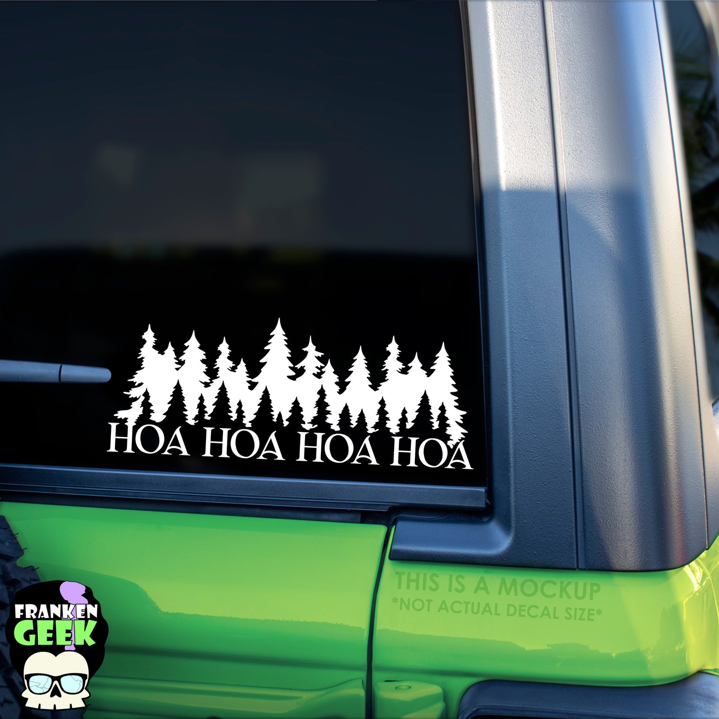 Hoa Hoa Hoa Hoa Forest Vinyl Twilight Decal