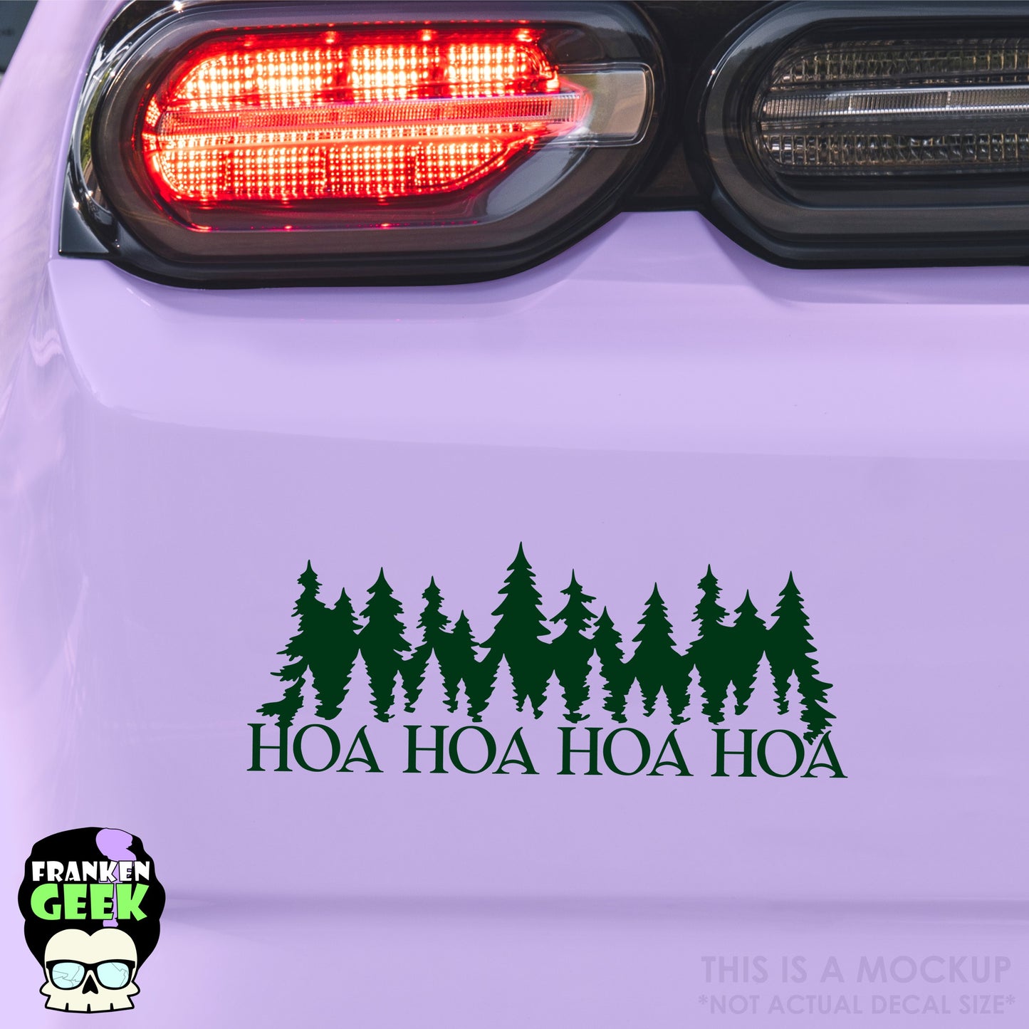 Hoa Hoa Hoa Hoa Forest Vinyl Twilight Decal