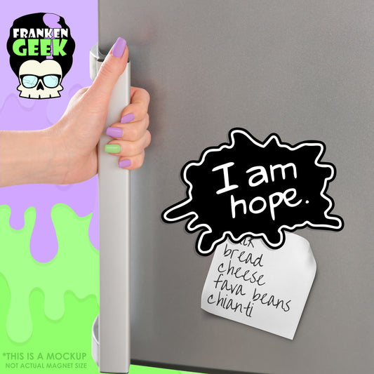 I am Hope Voice Bubble Layered Vinyl Comic Book Magnet