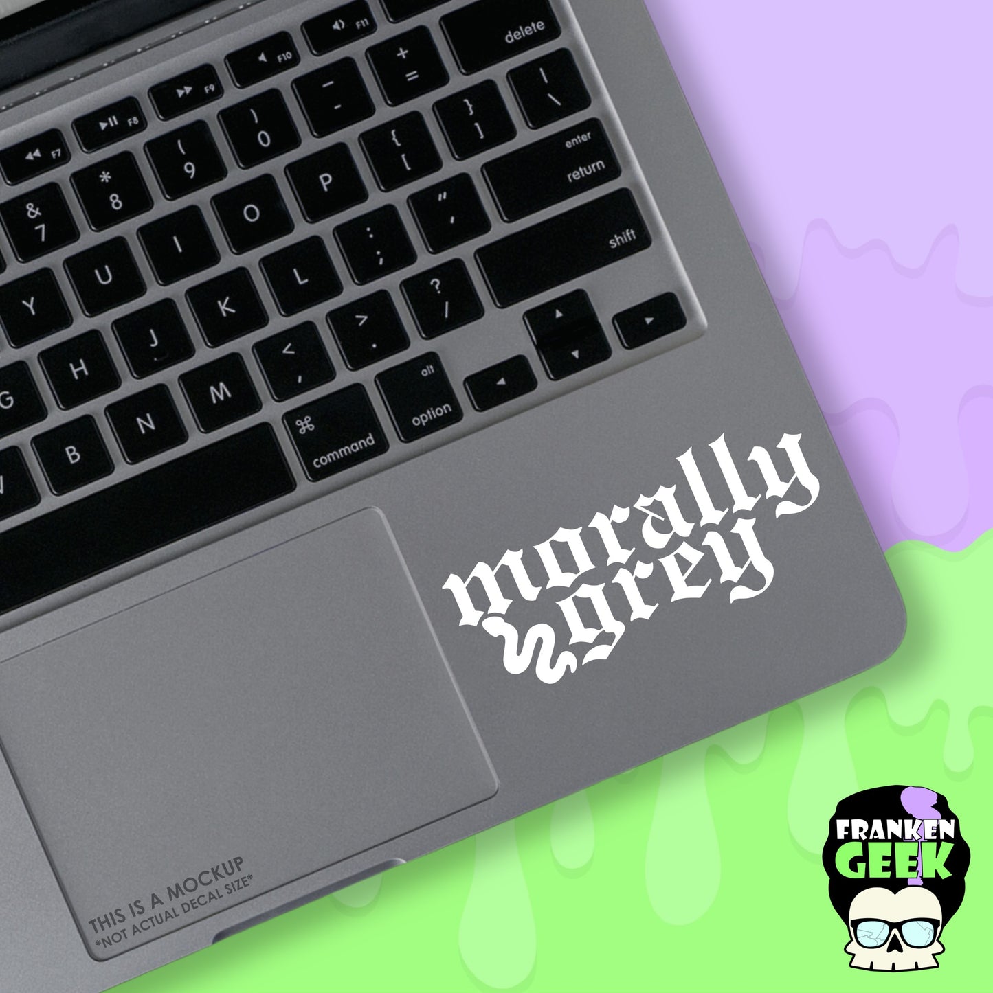 Morally Grey Mini Vinyl Bookish Decal