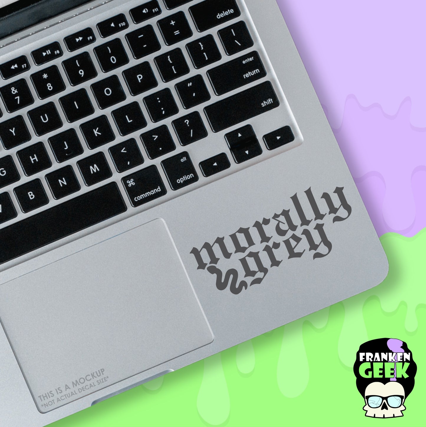 Morally Grey Mini Vinyl Bookish Decal