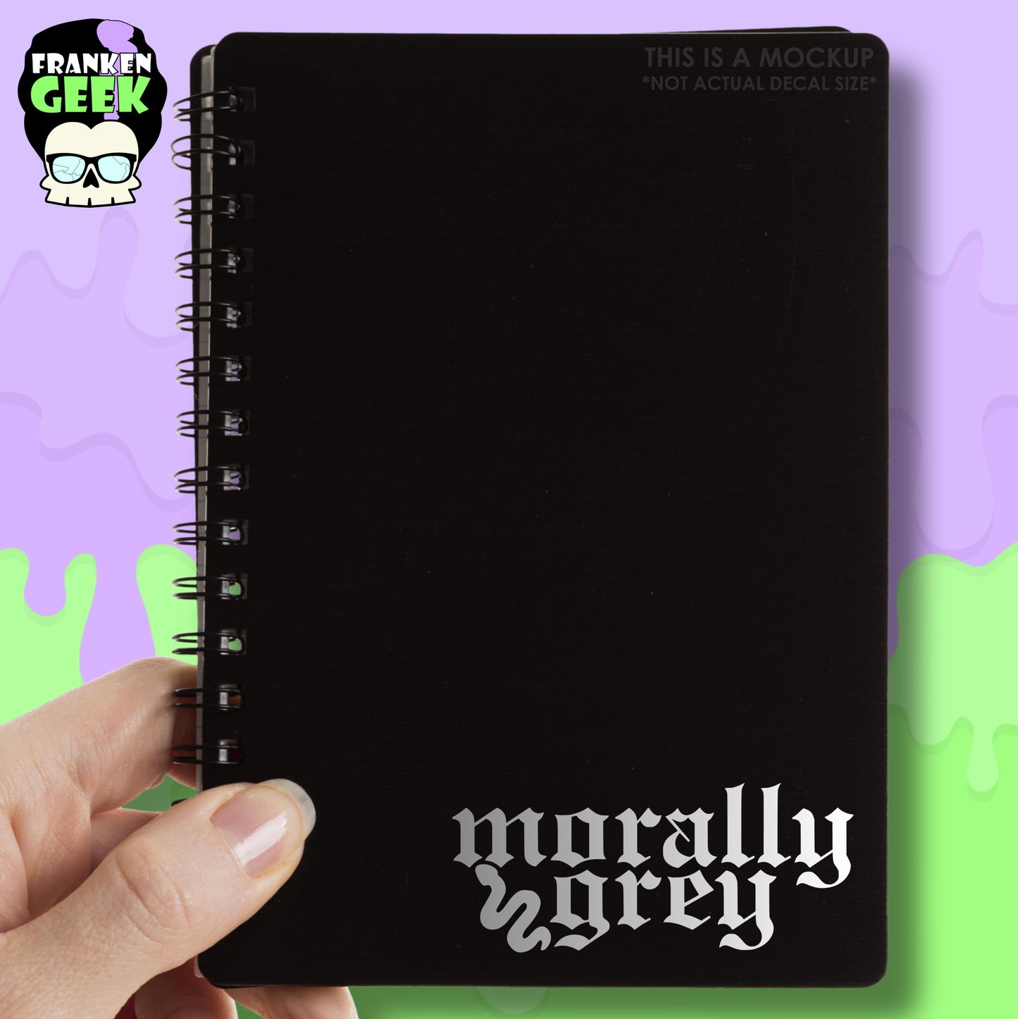 Morally Grey Mini Vinyl Bookish Decal