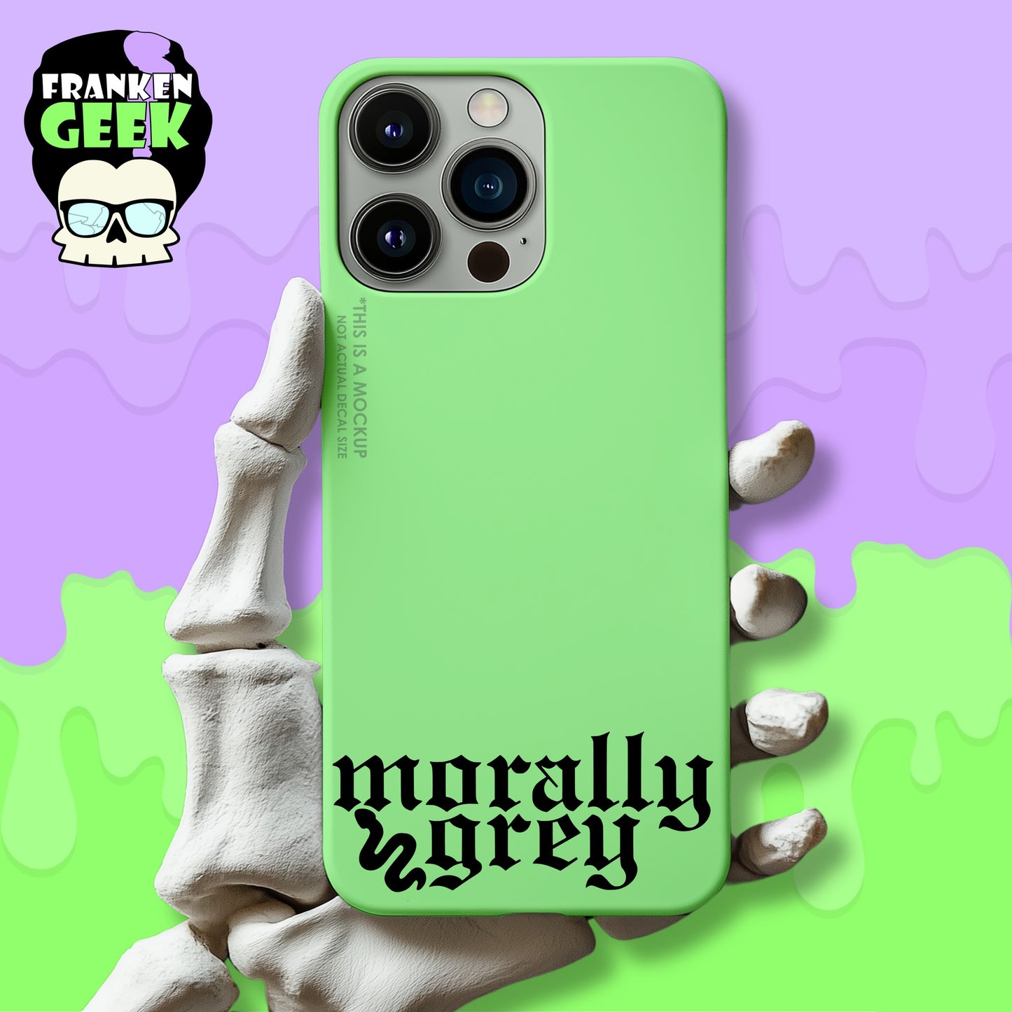 Morally Grey Mini Vinyl Bookish Decal