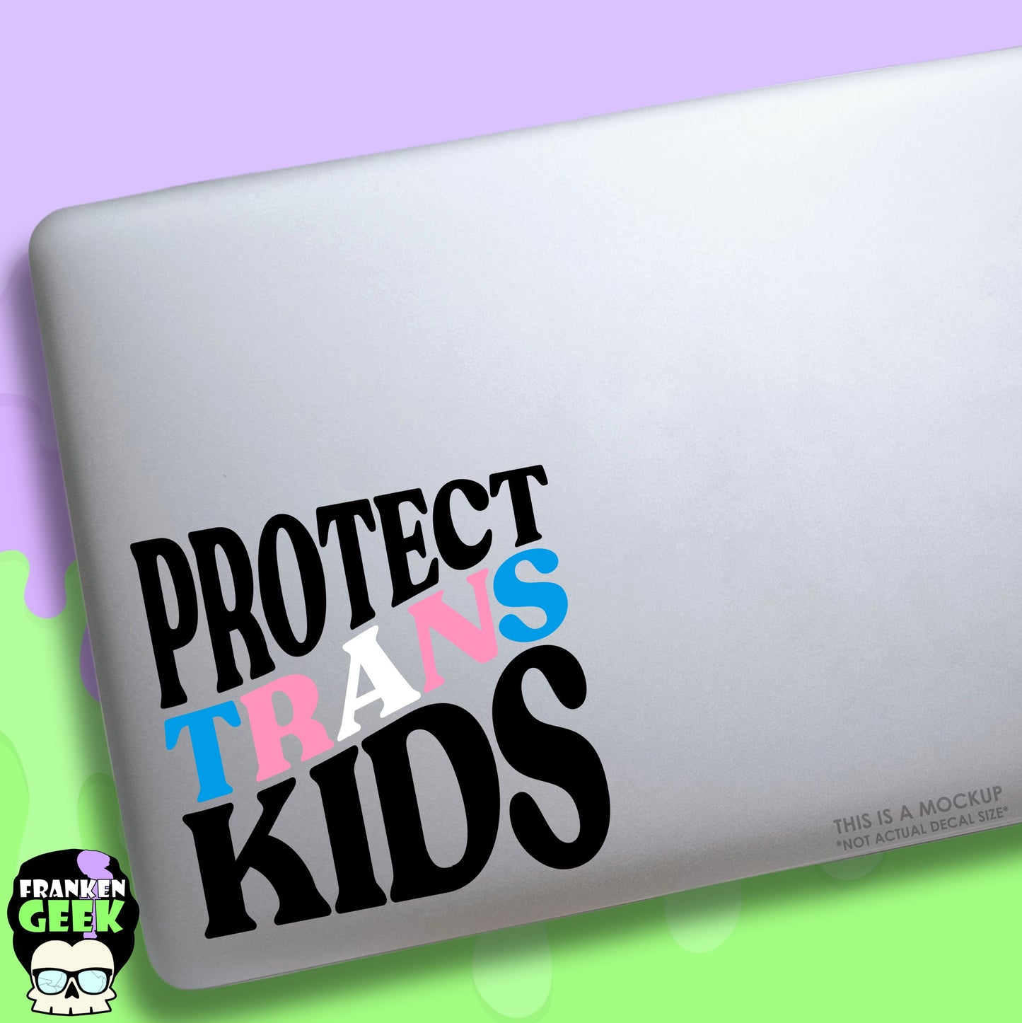 Protect Trans Kids Vinyl Pride Decal