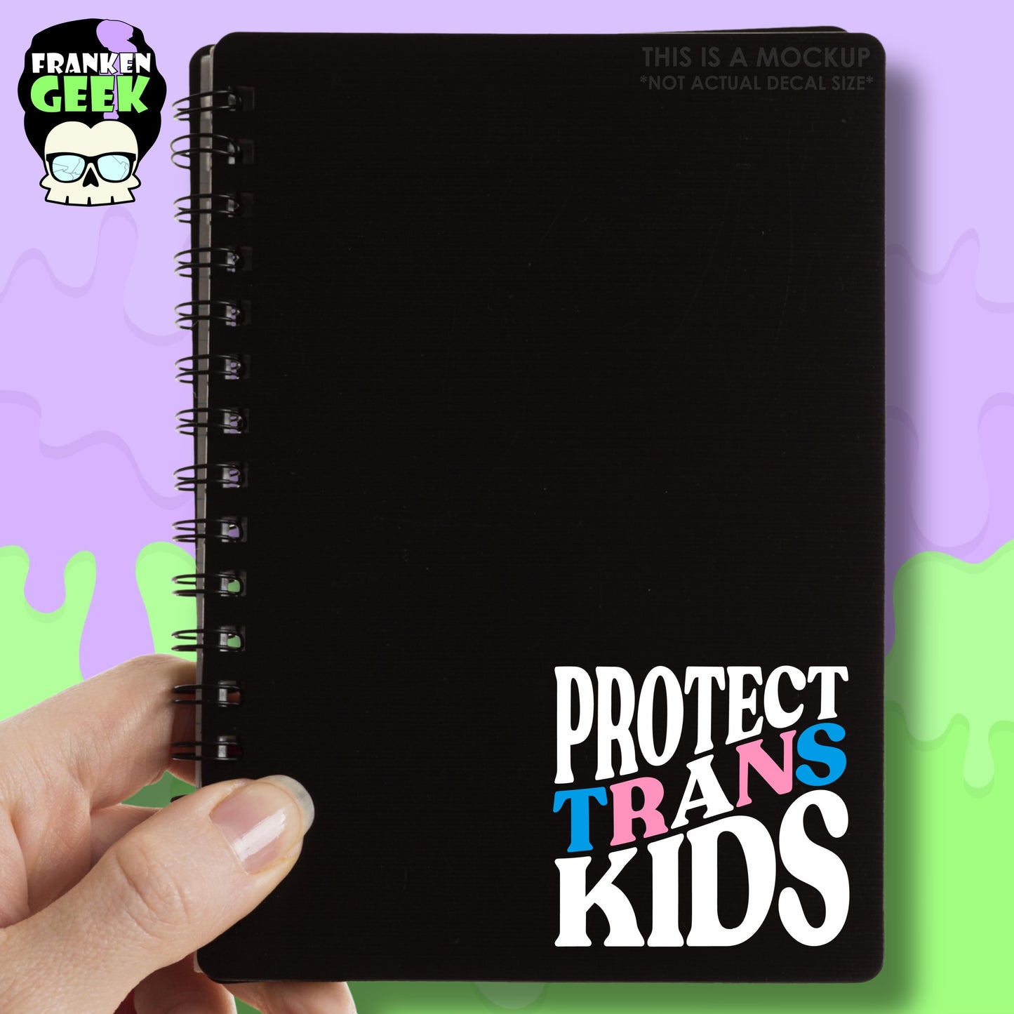 Protect Trans Kids Vinyl Pride Decal