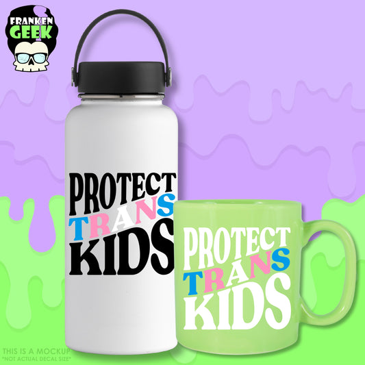 Protect Trans Kids Vinyl Pride Decal