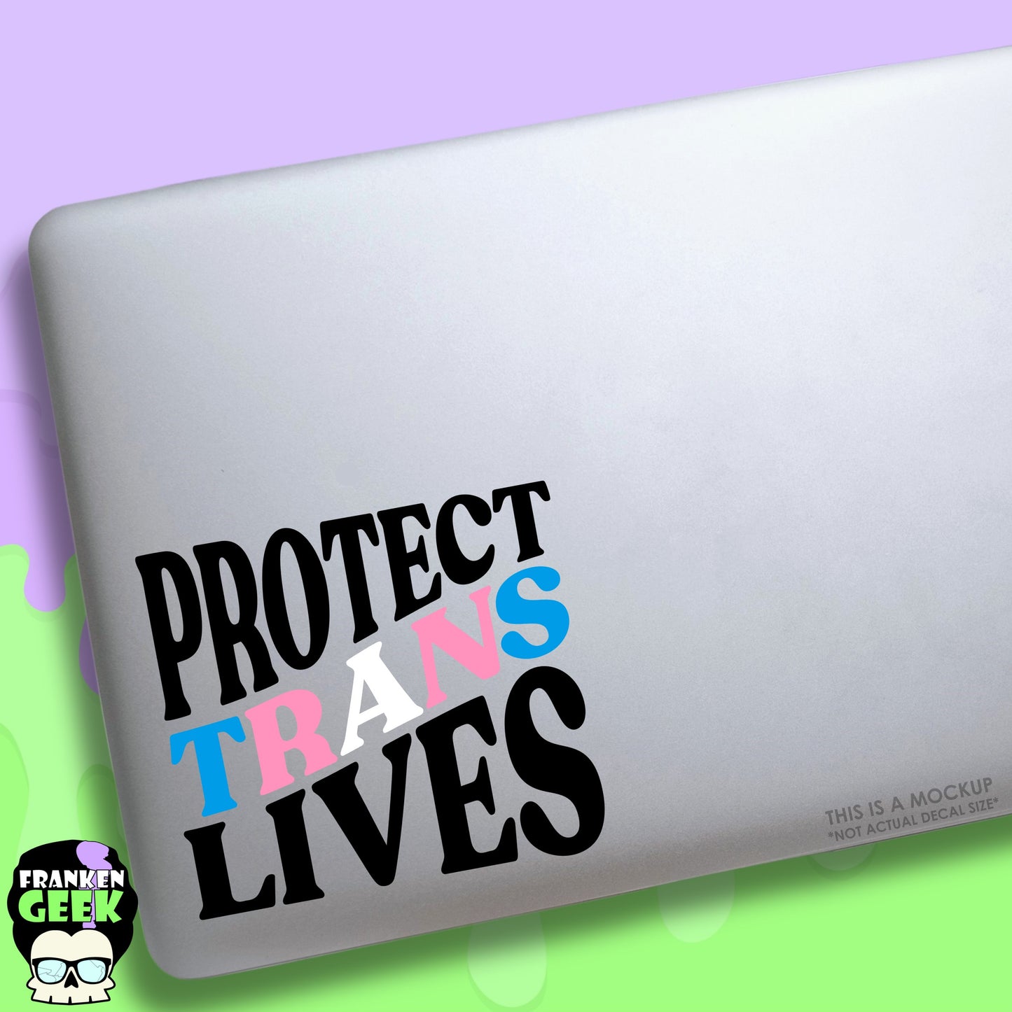 Protect Trans Lives Vinyl Pride Decal