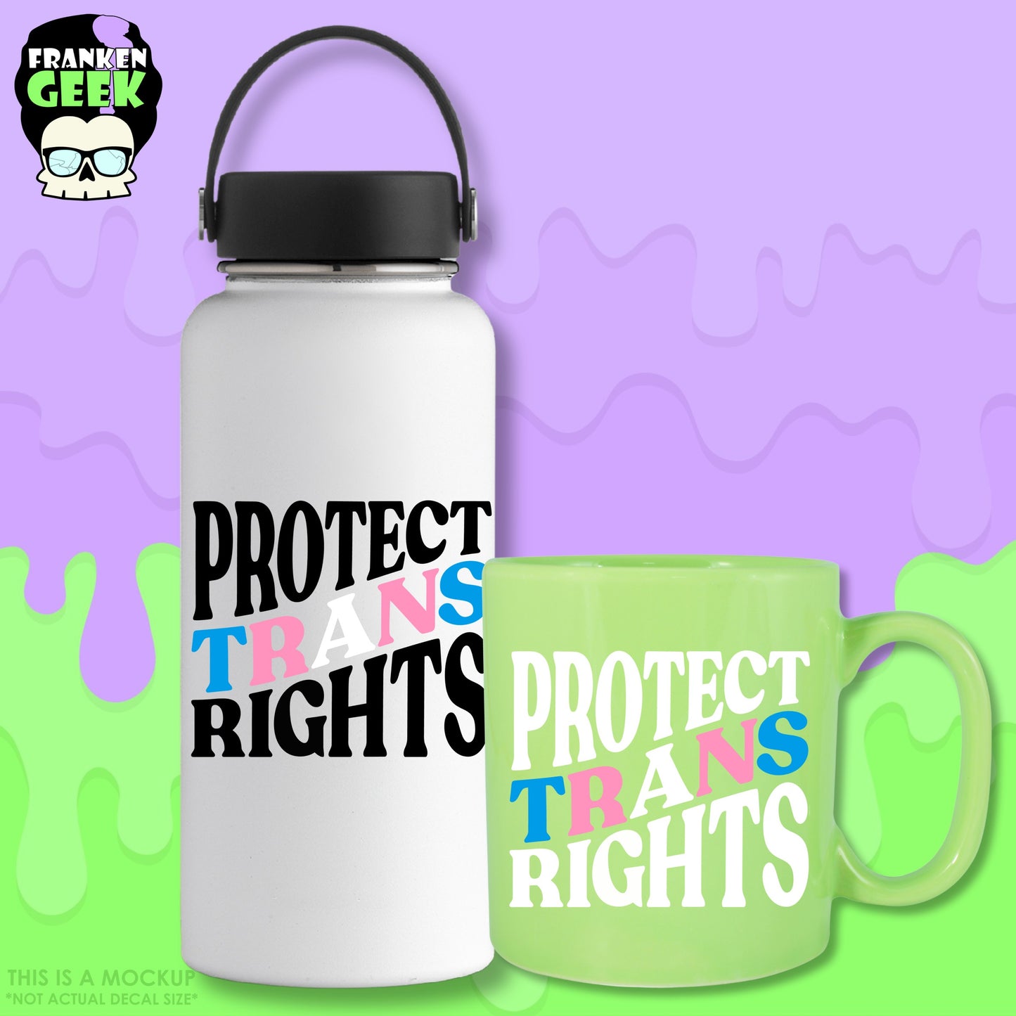 Protect Trans Rights Vinyl Pride Decal