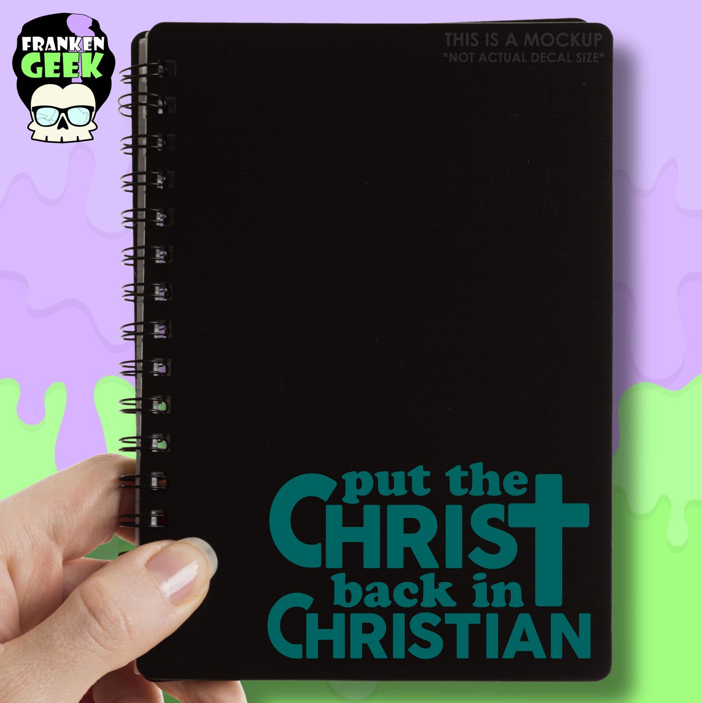 Put the Christ Back in Christian Vinyl Decal