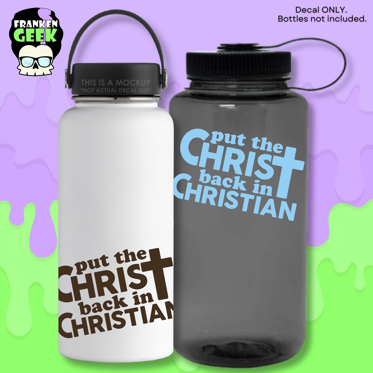 Put the Christ Back in Christian Vinyl Decal