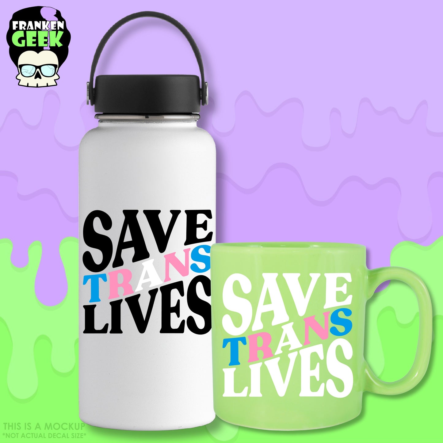 Save Trans Lives Vinyl Pride Decal