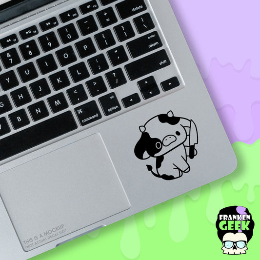 Stabby Spotted Cow Mini Vinyl Animal Decal