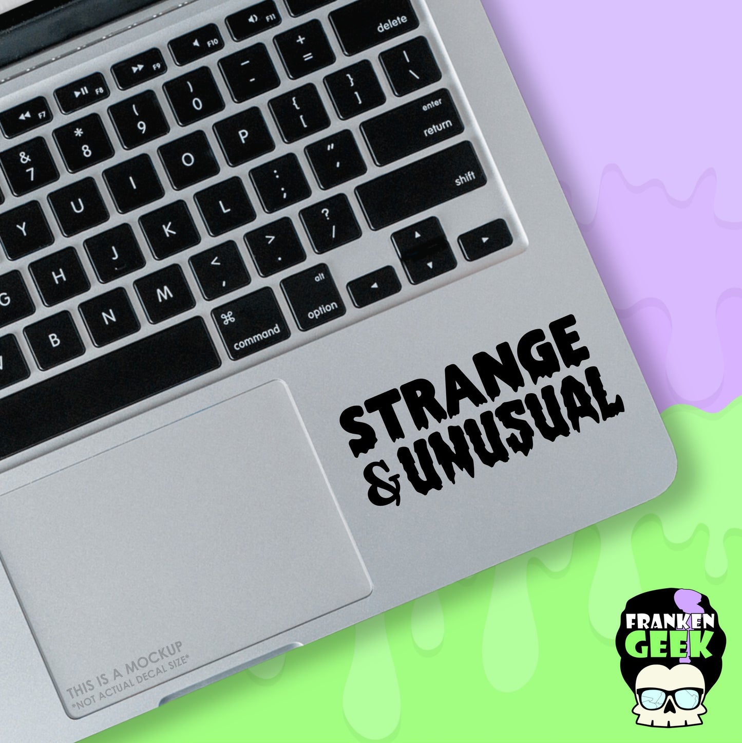 Simple Strange and Unusual Mini Vinyl Decal