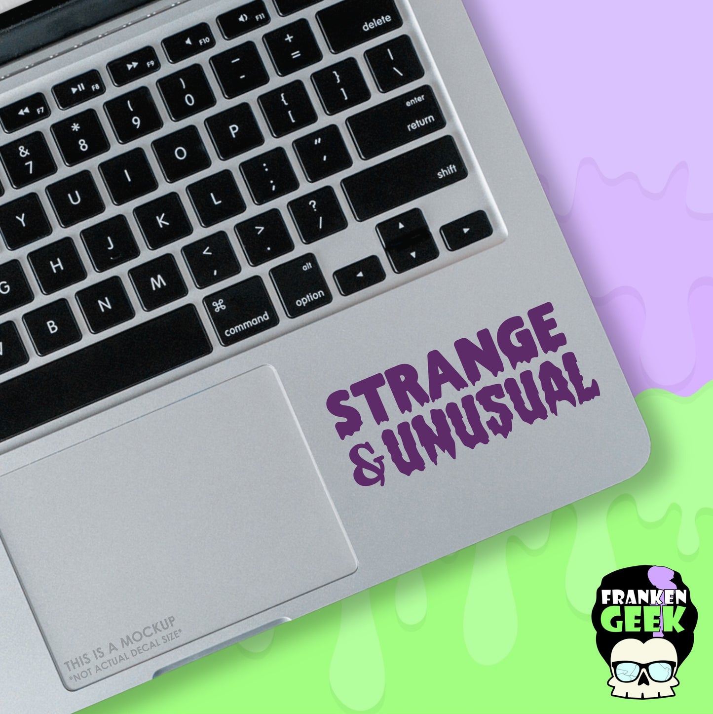 Simple Strange and Unusual Mini Vinyl Decal