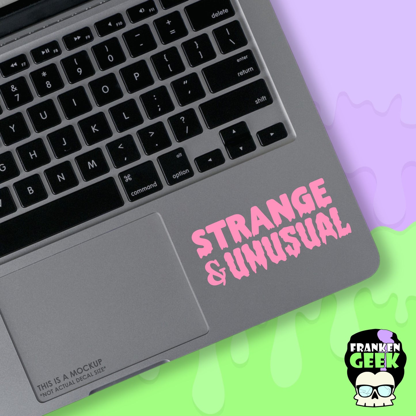 Simple Strange and Unusual Mini Vinyl Decal