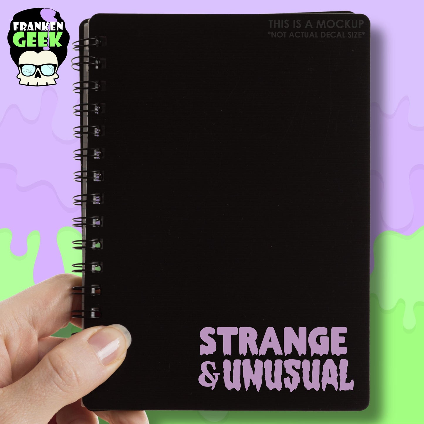 Simple Strange and Unusual Mini Vinyl Decal