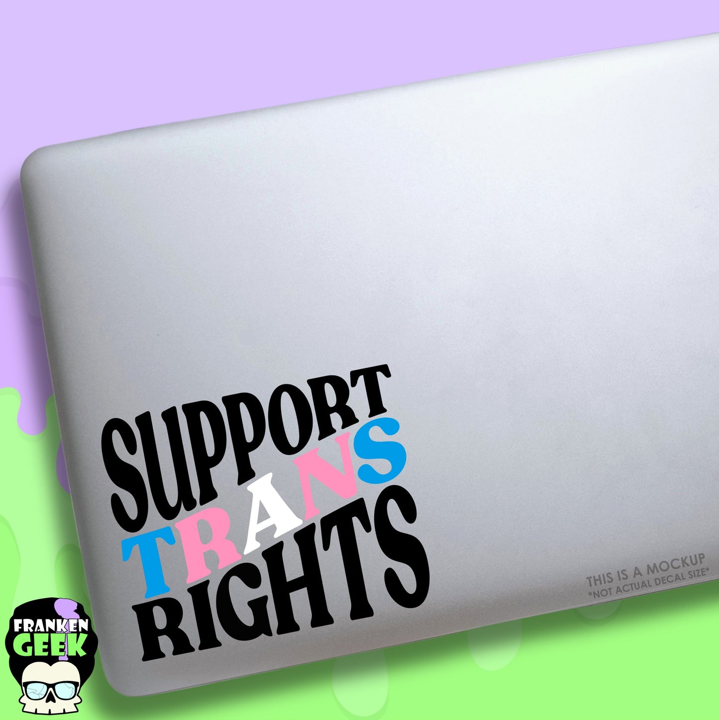 Support Trans Rights Vinyl Pride Decal