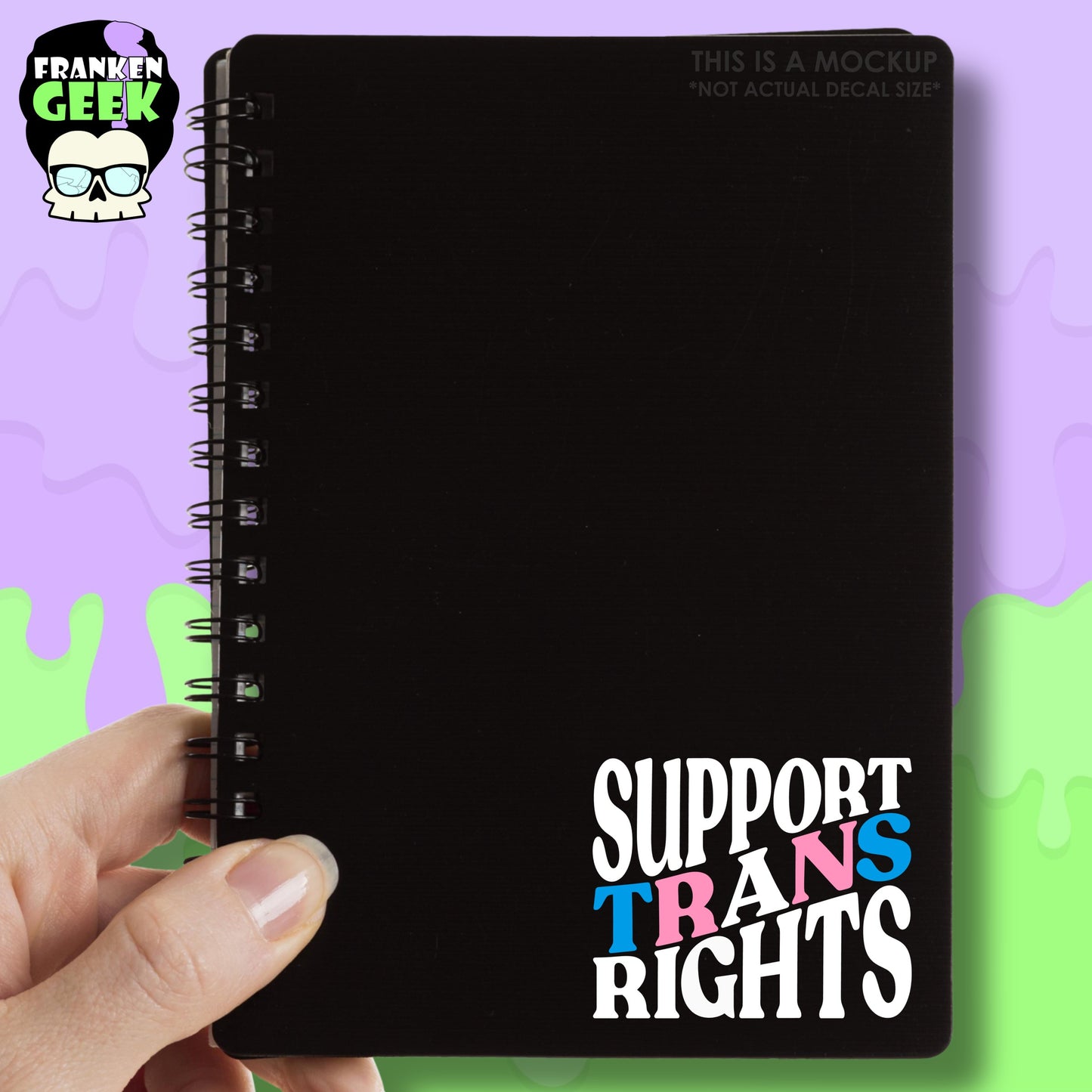 Support Trans Rights Vinyl Pride Decal