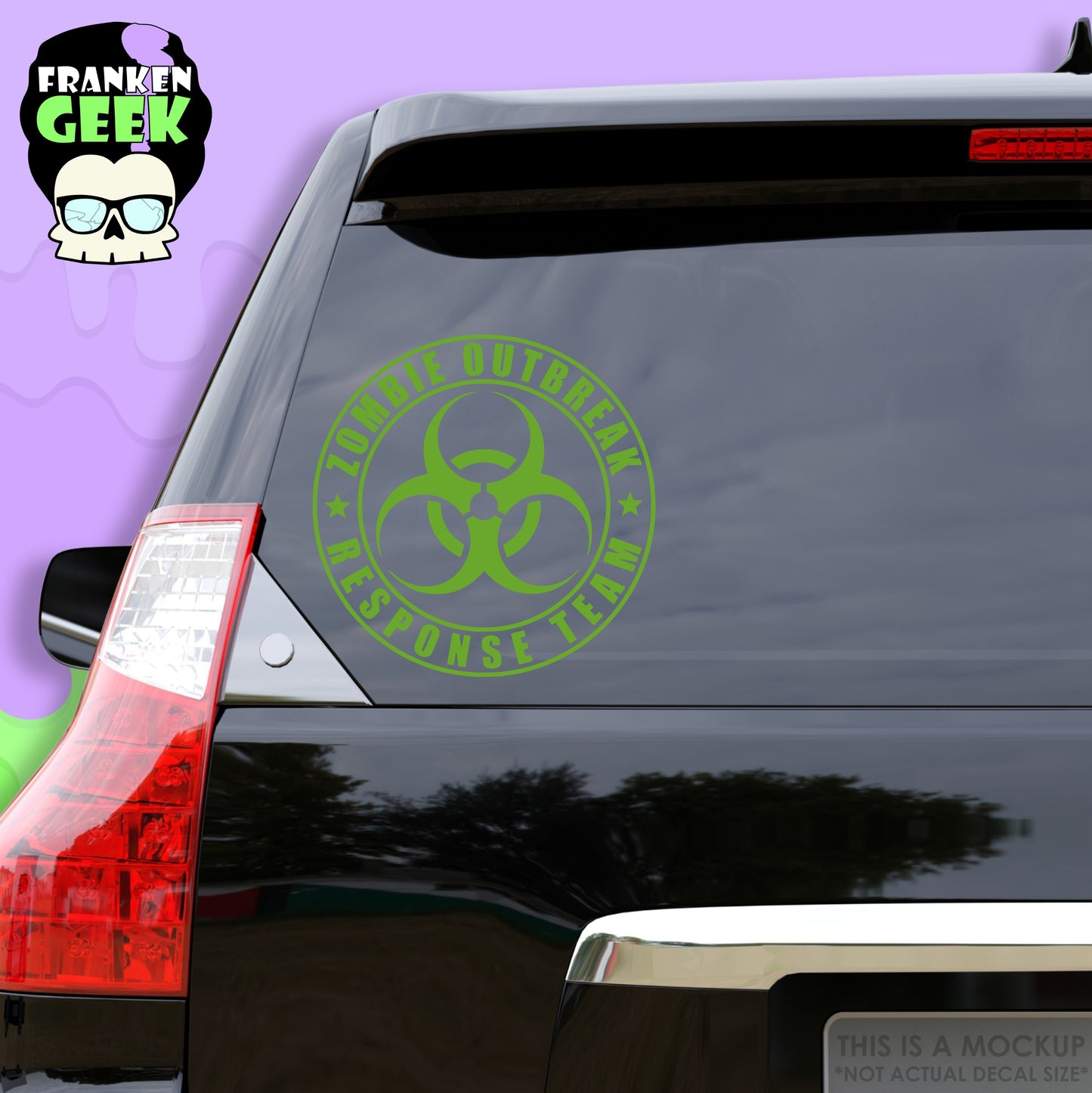 Zombie Outbreak Response Team Horror Vehicle Decal