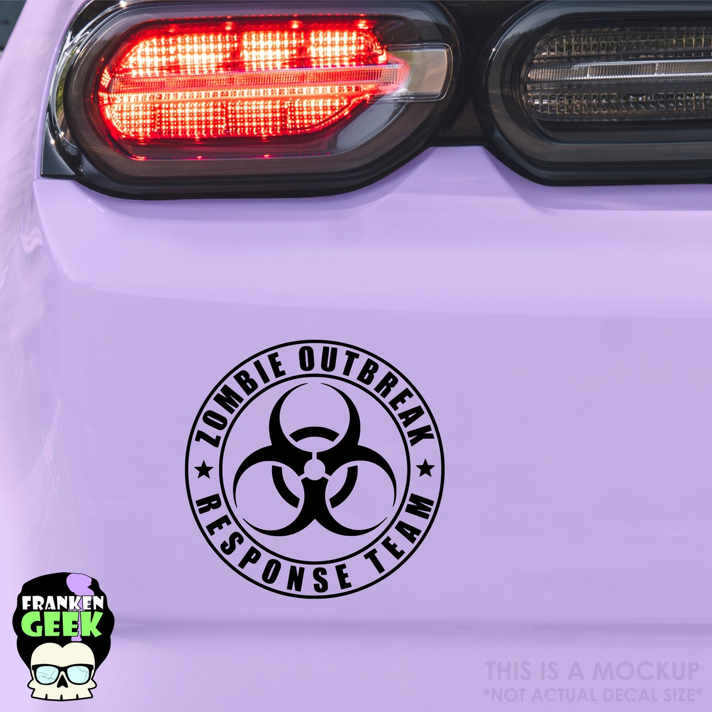 Zombie Outbreak Response Team Horror Vehicle Decal